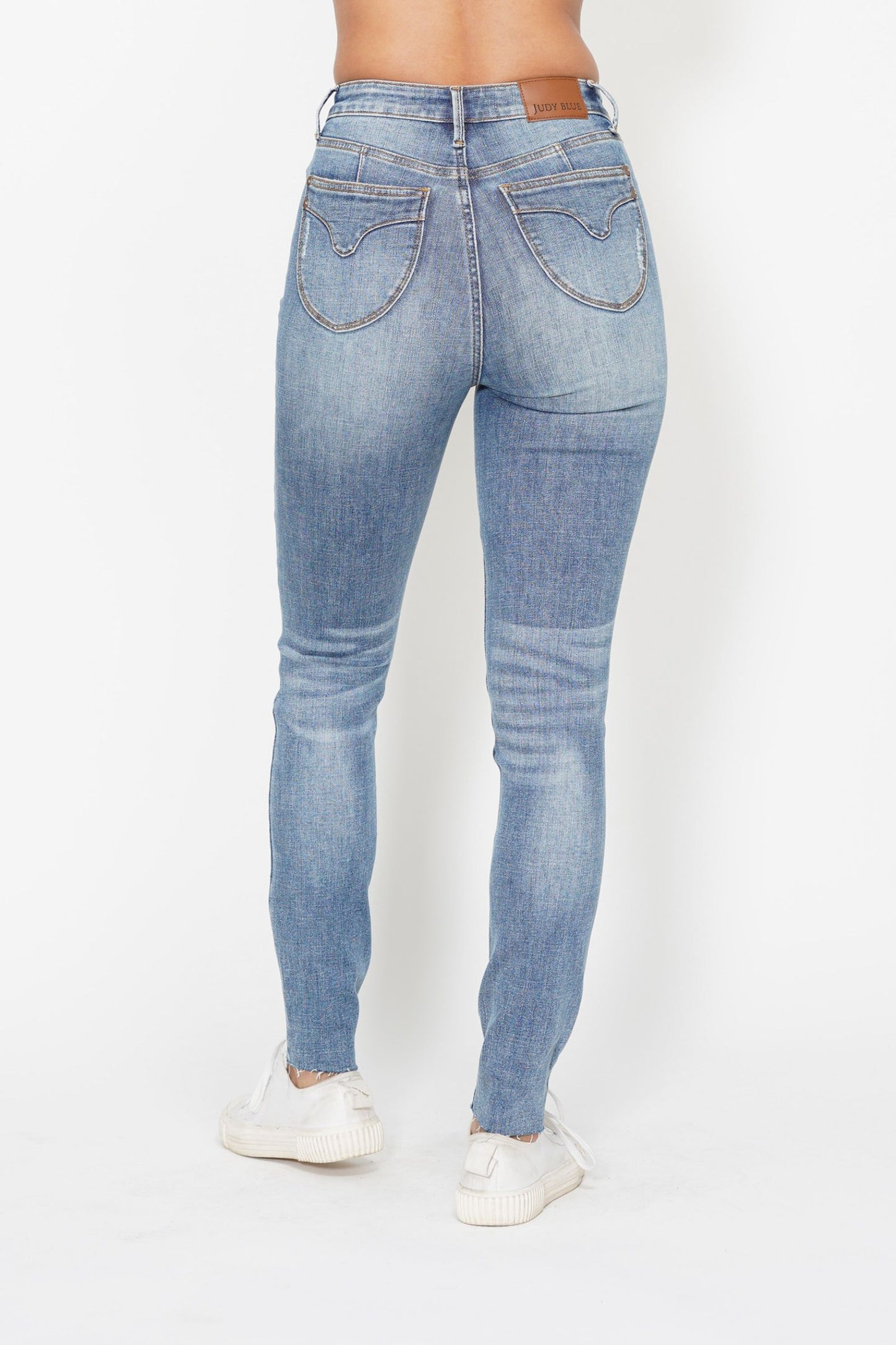 Judy Blue HW Tummy Control Vintage Wash Skinny Jeans