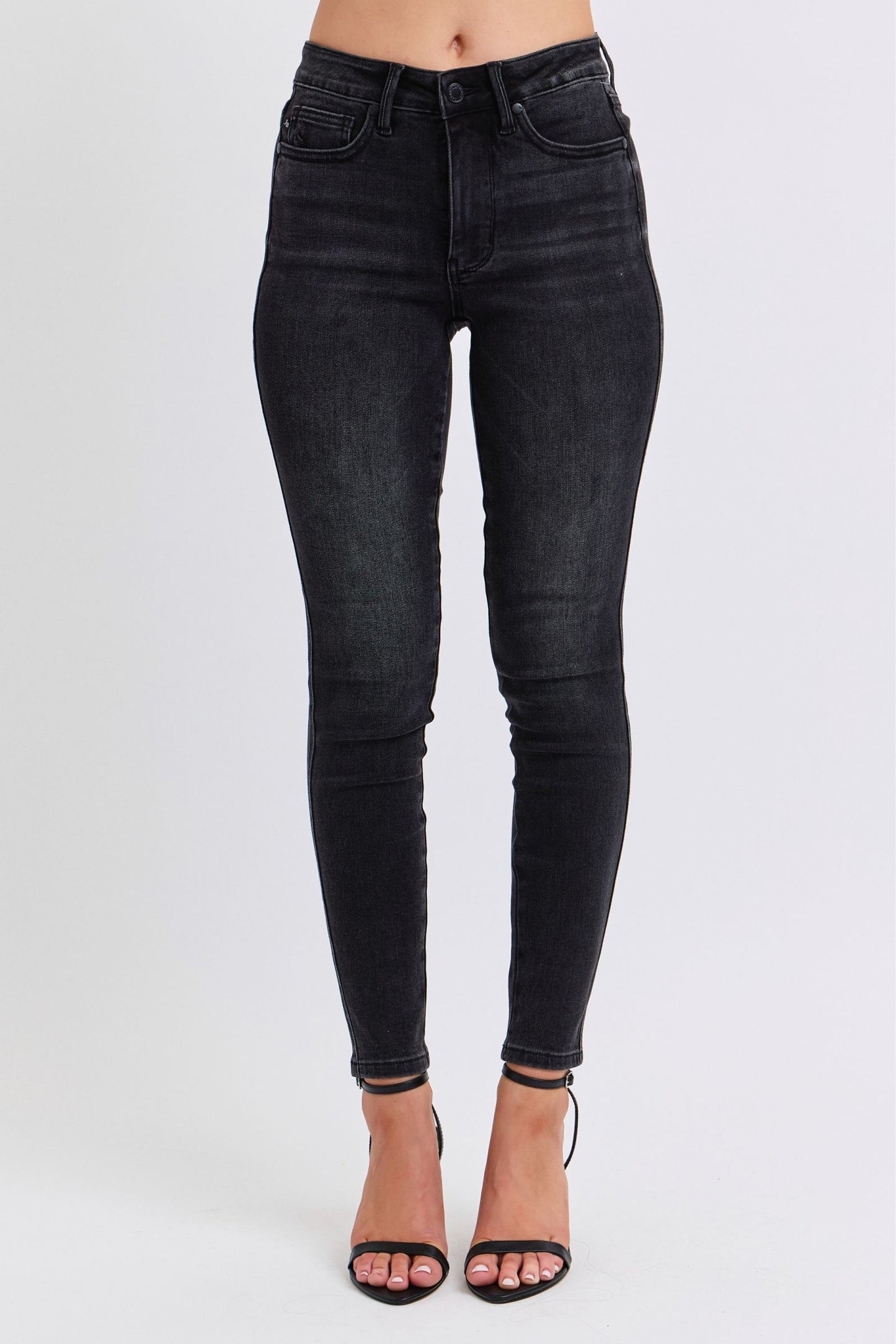 Judy Blue Mid-Rise Tummy Control Skinny Jeans