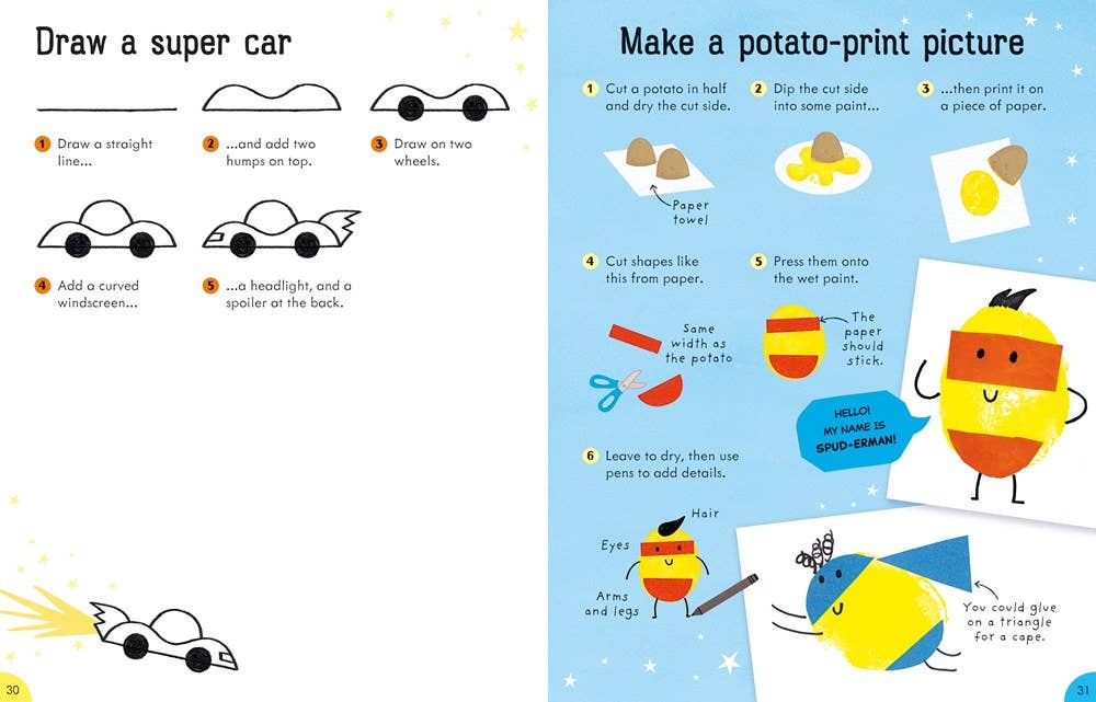 Superhero Things To Make And Do : Usborne