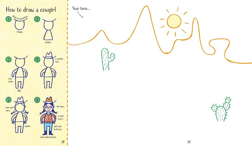 Step-By-Step Drawing People : Usborne