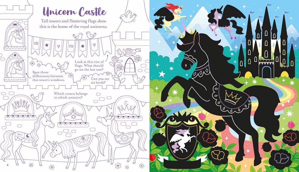 Usborne Scratch Activities Unicorns: Rosie Dickins