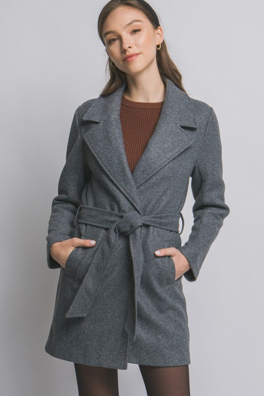 Belted Wrap Coat