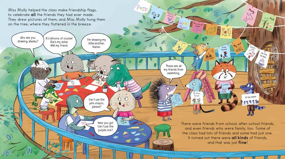 Miss Molly's School Of Making Friends : Usborne