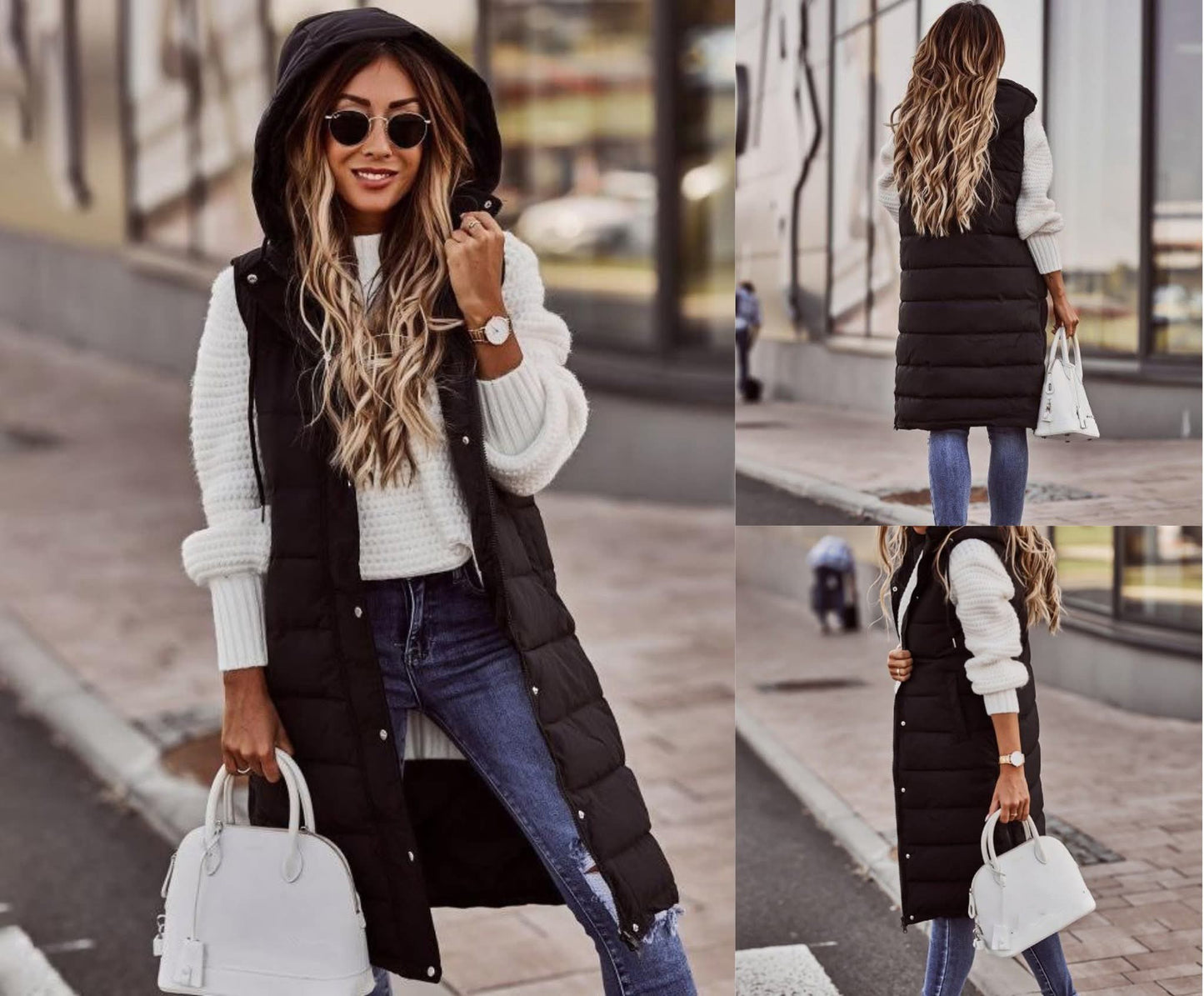 Black Zuri Everything Puffer Vest