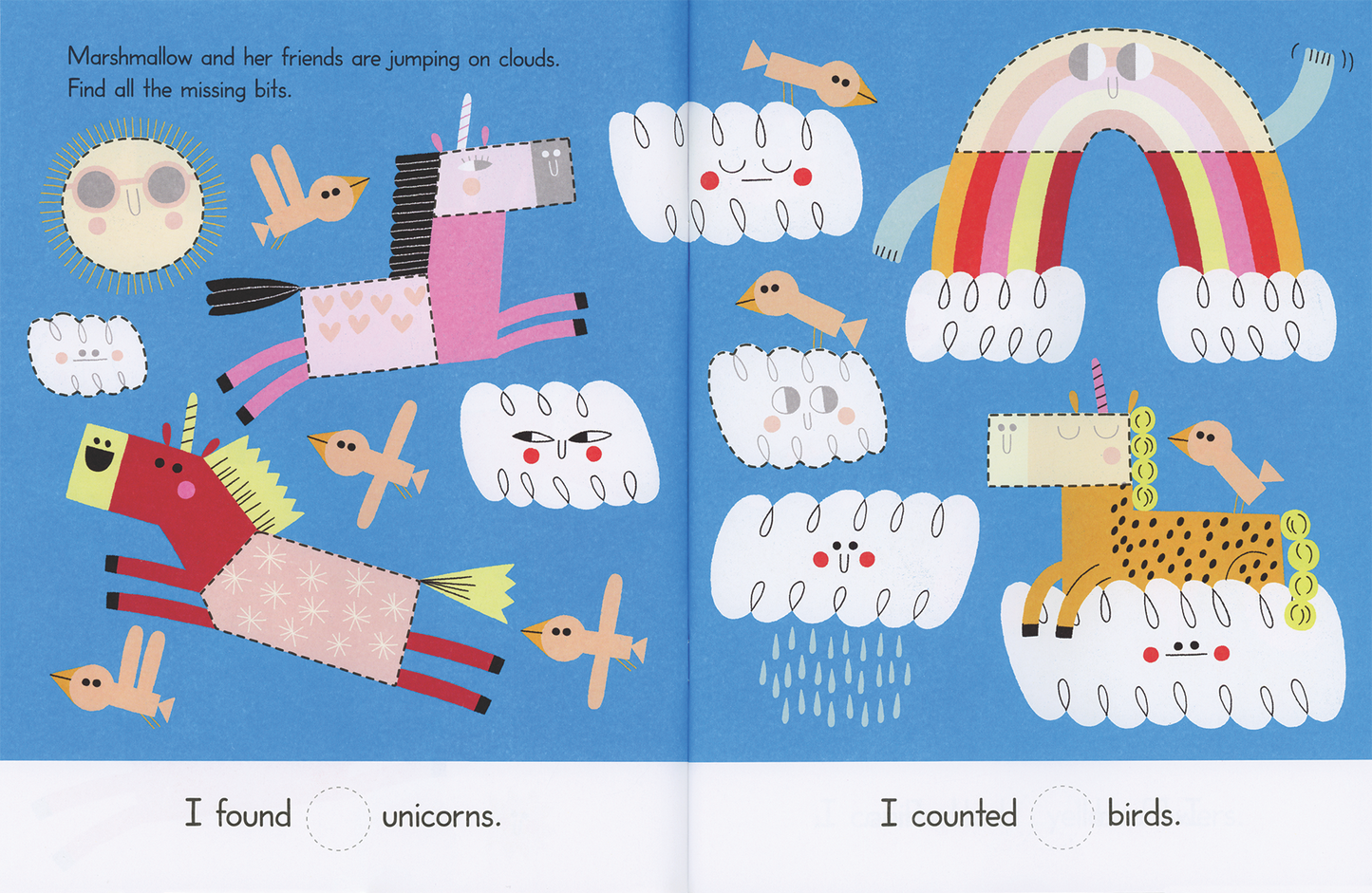 Missing Bits Stickers: Unicorns