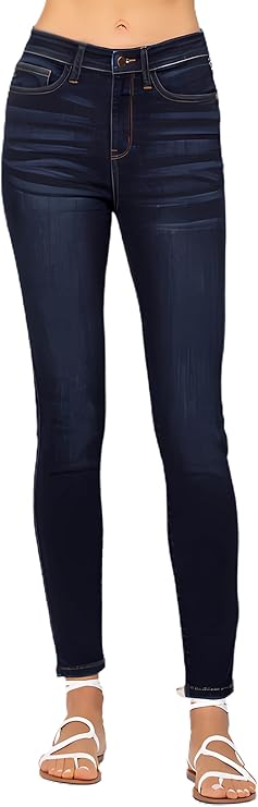 Judy Blue High Rise Handsanding Skinny Jeans