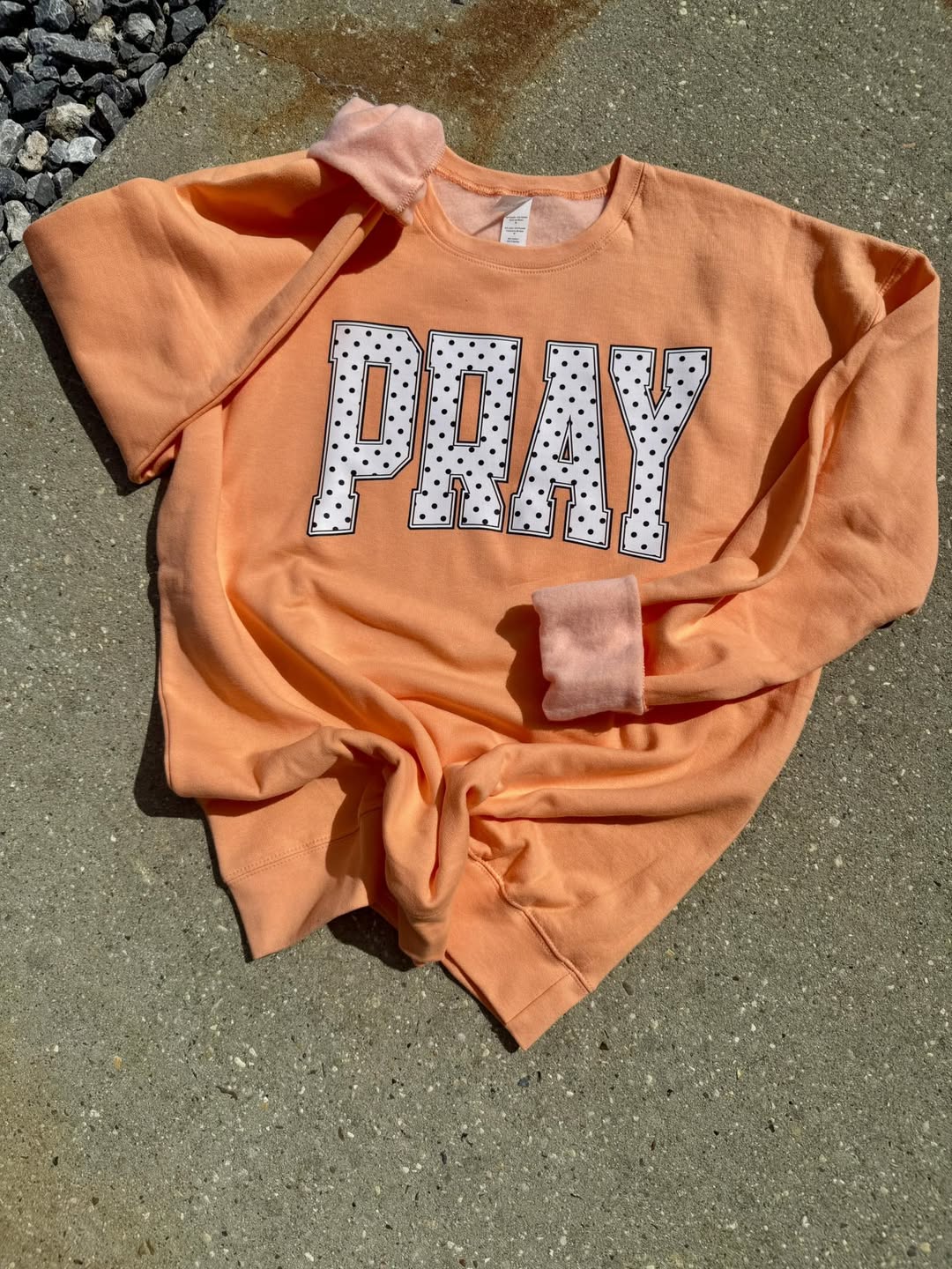 Pray Polka Dot Sweatshirt