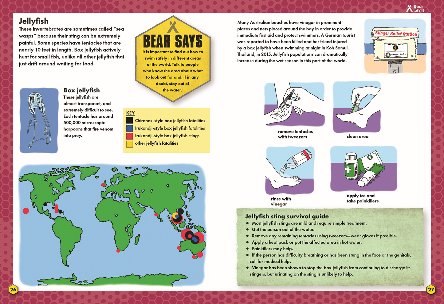 Bear Grylls Outdoor Skills Handbook: Dangerous Animals