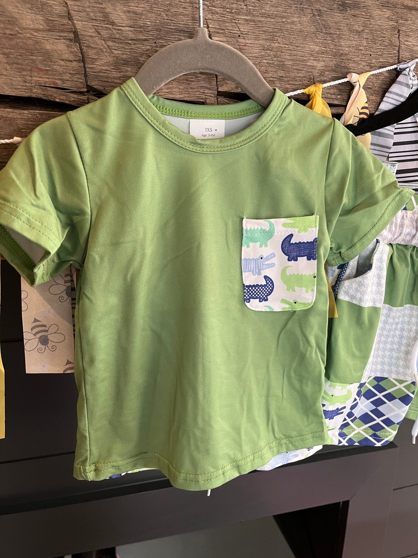 Alligator Pocket Short Set