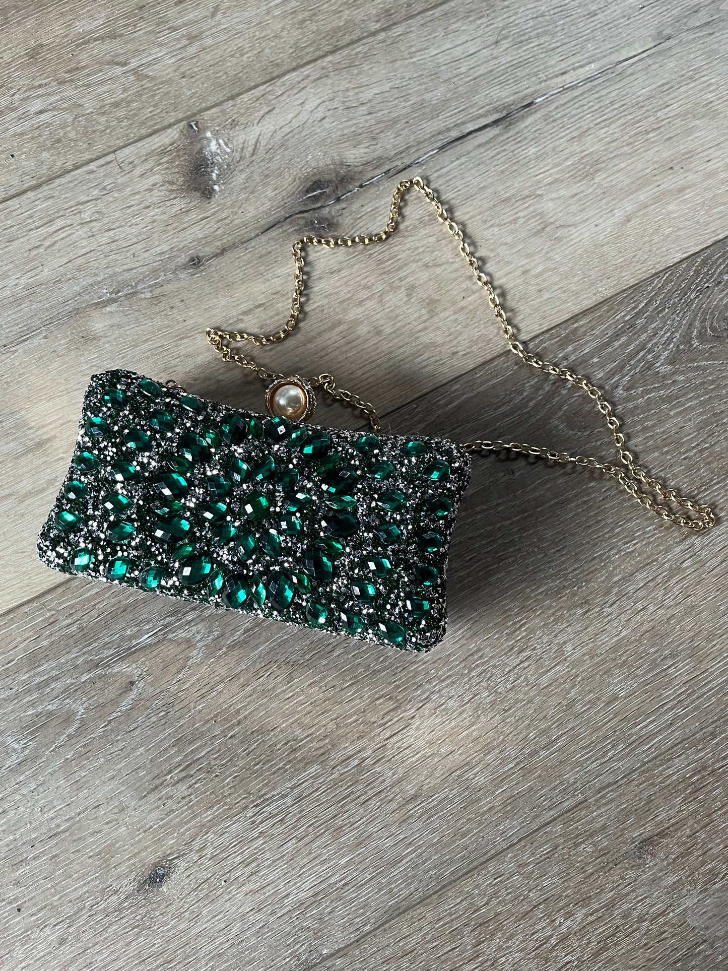 Emerald Sparkle Purse