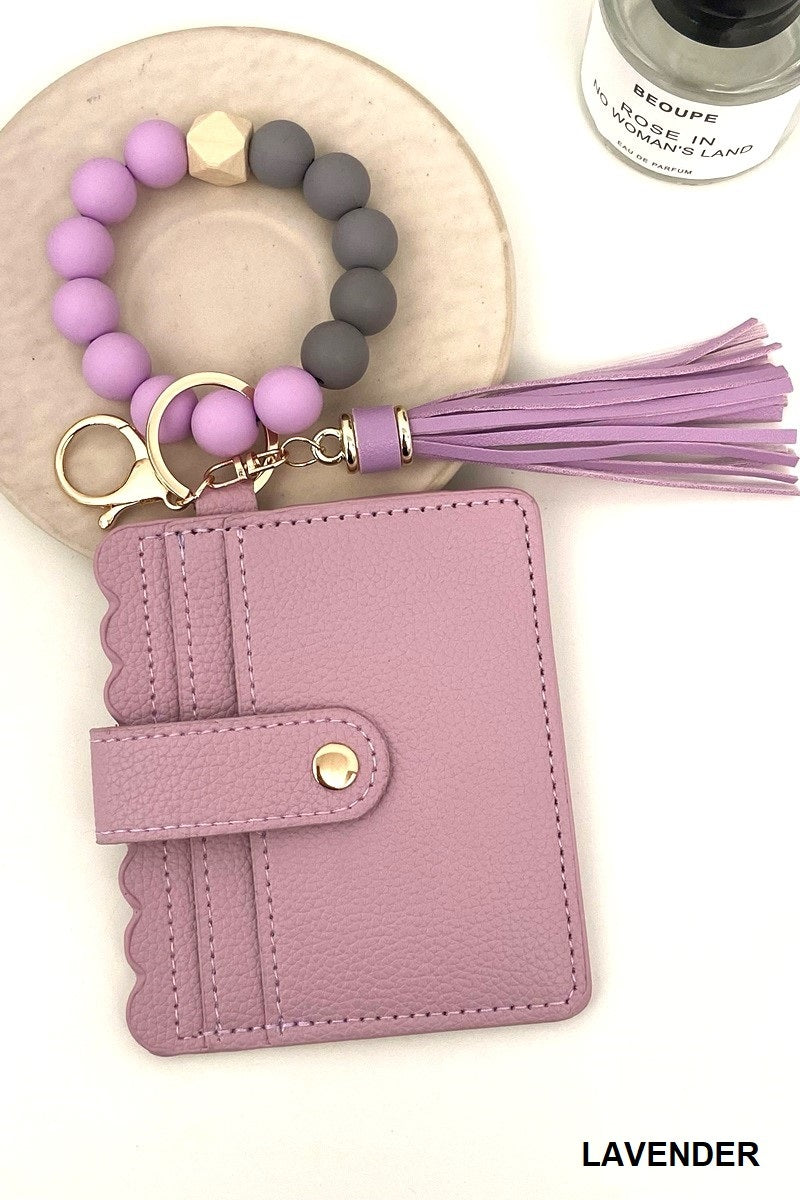 Beaded Bracelet Card Holder (Multiple colors!)