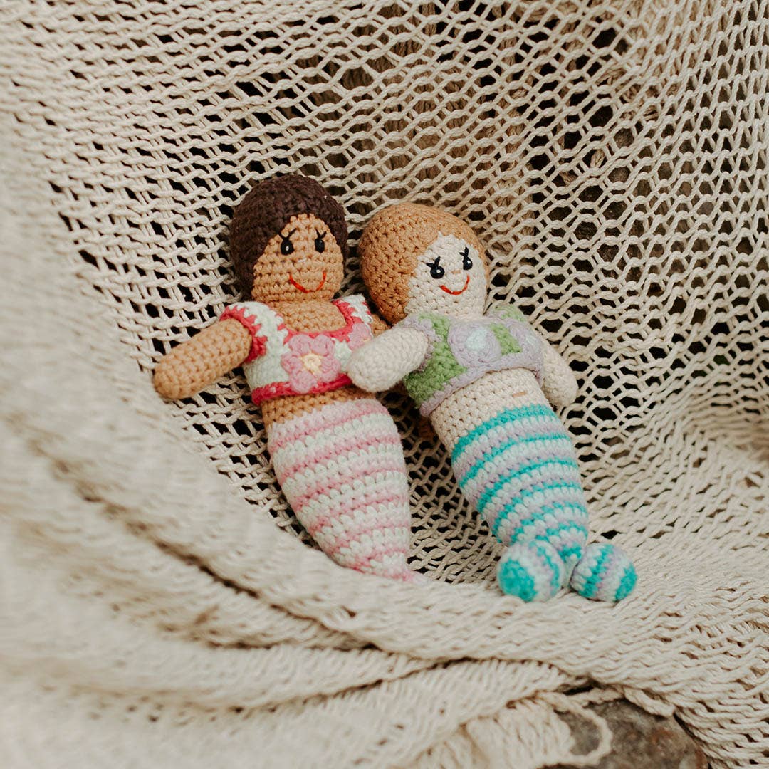 Mini Pink Mermaid Rattle
