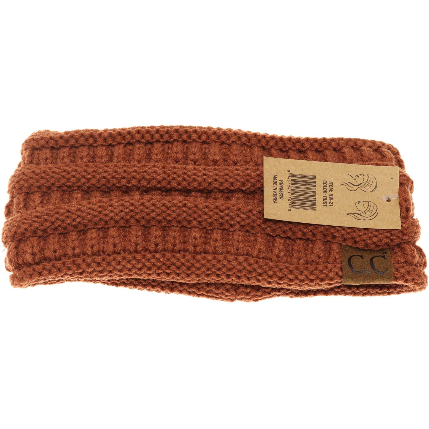 Solid Ribbed Women's Fashion Headband (Multiple colors)