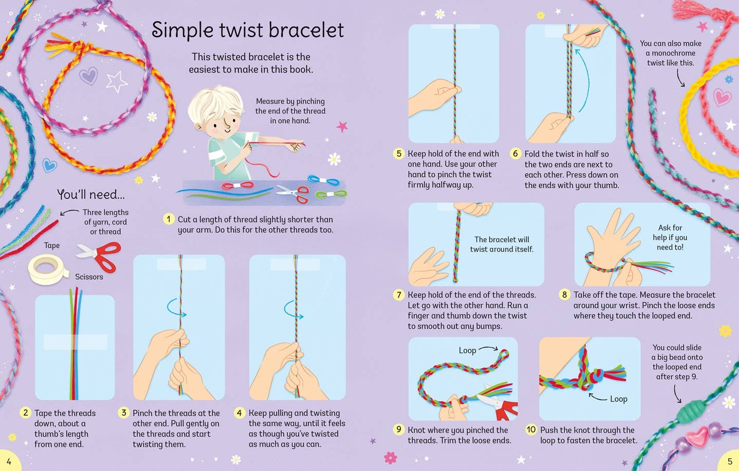 Friendship Bracelets: Usborne