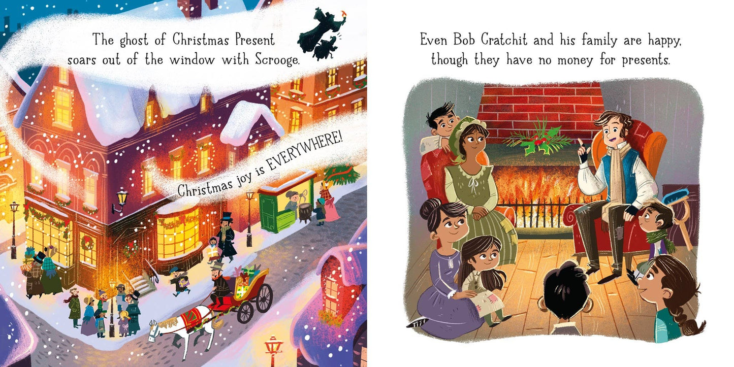 A Christmas Carol board book: Usborne