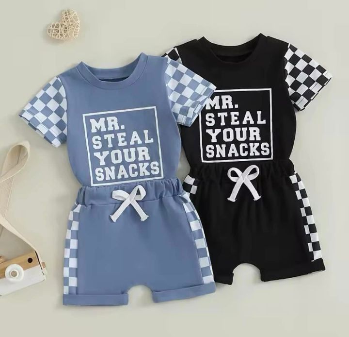 Mr. Steal Your Snacks 2pc Checker Set (BLACK)