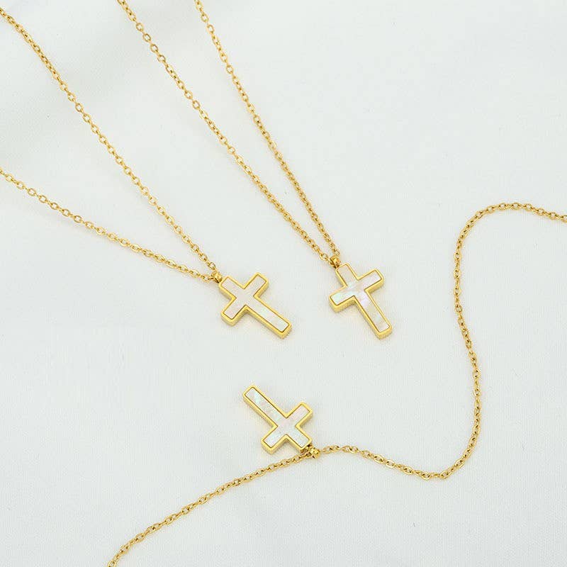 Livee Gold Cross Necklace