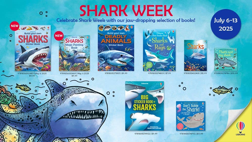 Big Sticker Book of Sharks : Usborne