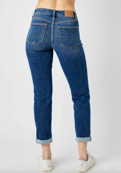 Judy Blue Mid-Rise Destroy Slim