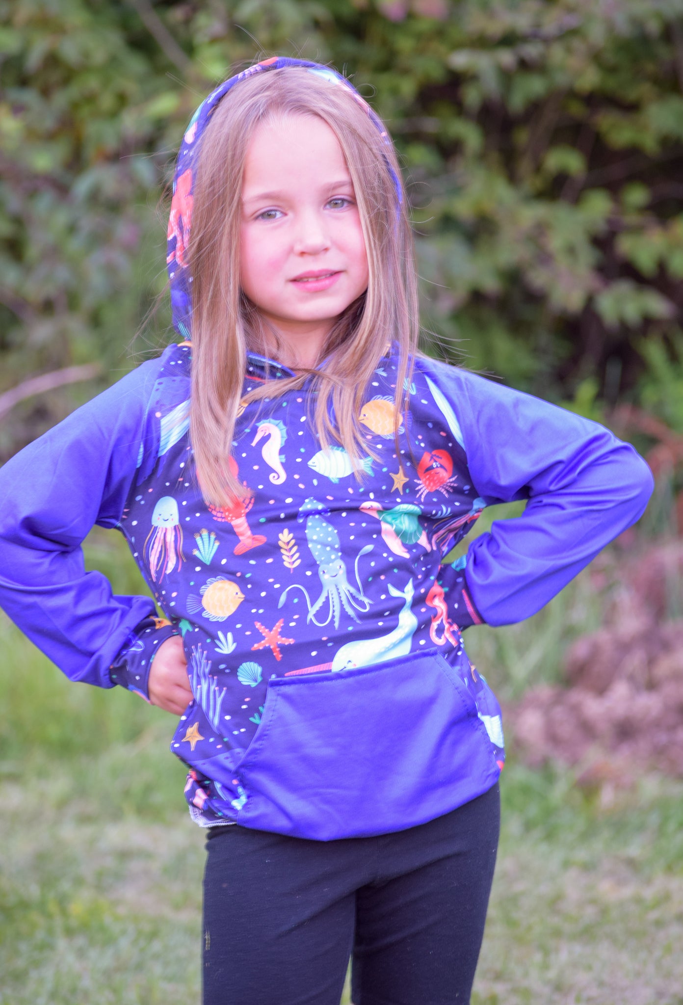 Marine Friends Hooded Sweatshirt