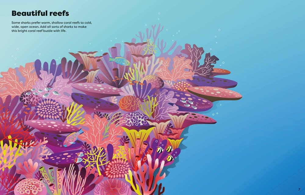 Big Sticker Book of Sharks : Usborne