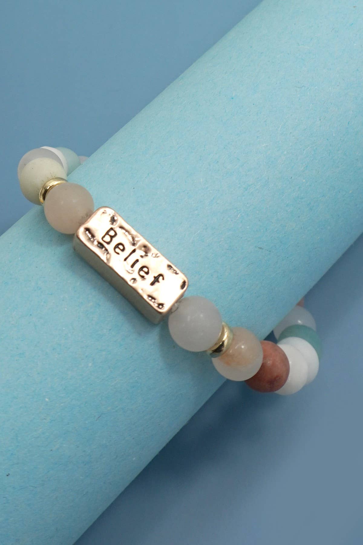 Natural Stone BLESSED Bracelet