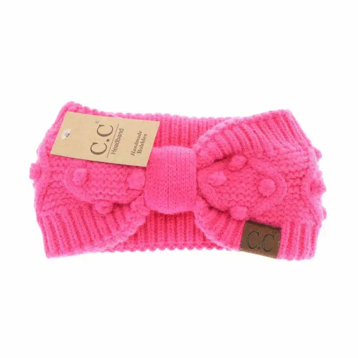 Bobble Knit C.C Head Wrap (9 COLORS)