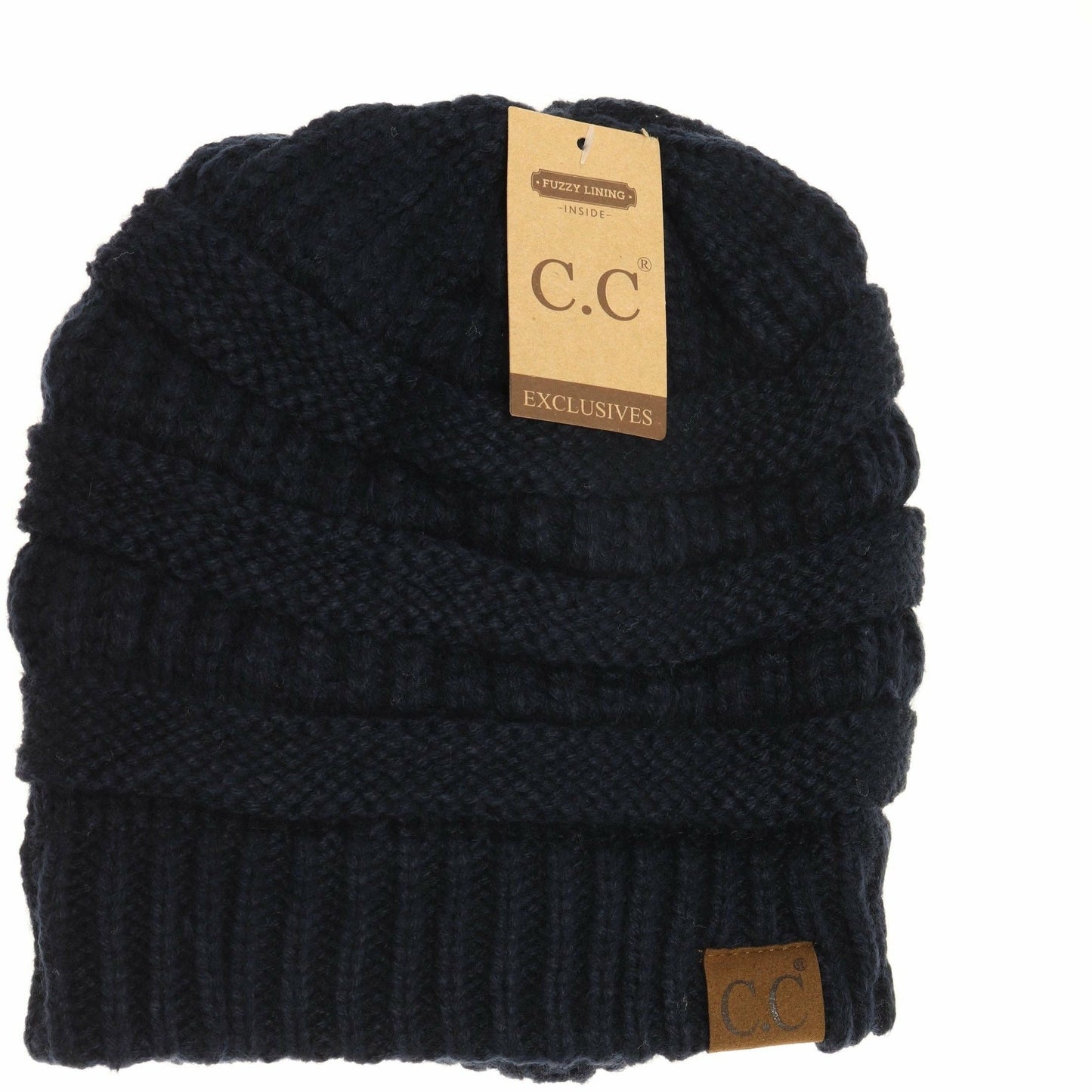 Classic Fuzzy Lined CC Beanie (Multiple Colors)