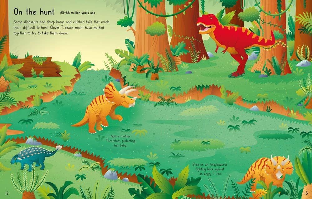 First Sticker Book T. Rex : Usborne