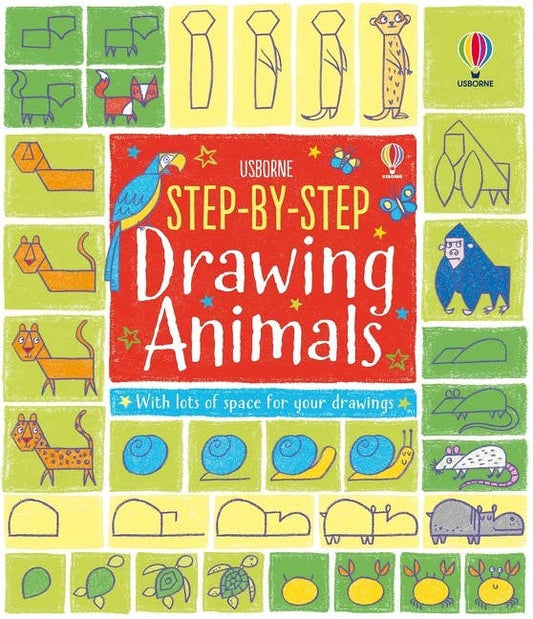 Step-By-Step Drawing Animals : Usborne