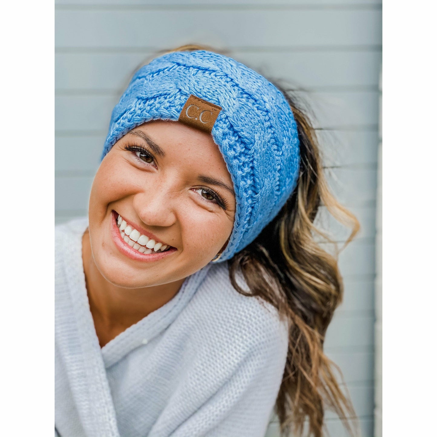 Solid Cable Knit CC Women's Fashion Headband (multiple colors)