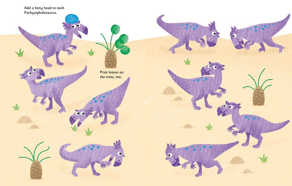 Fingerprint Activities Dinosaurs : Usborne