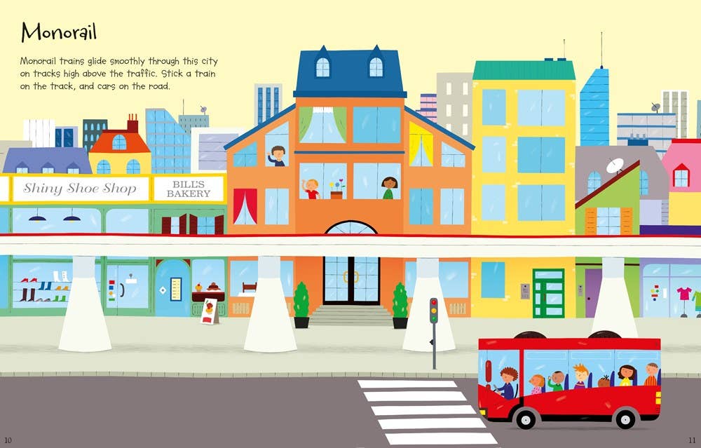 First Sticker Book Trains : Usborne