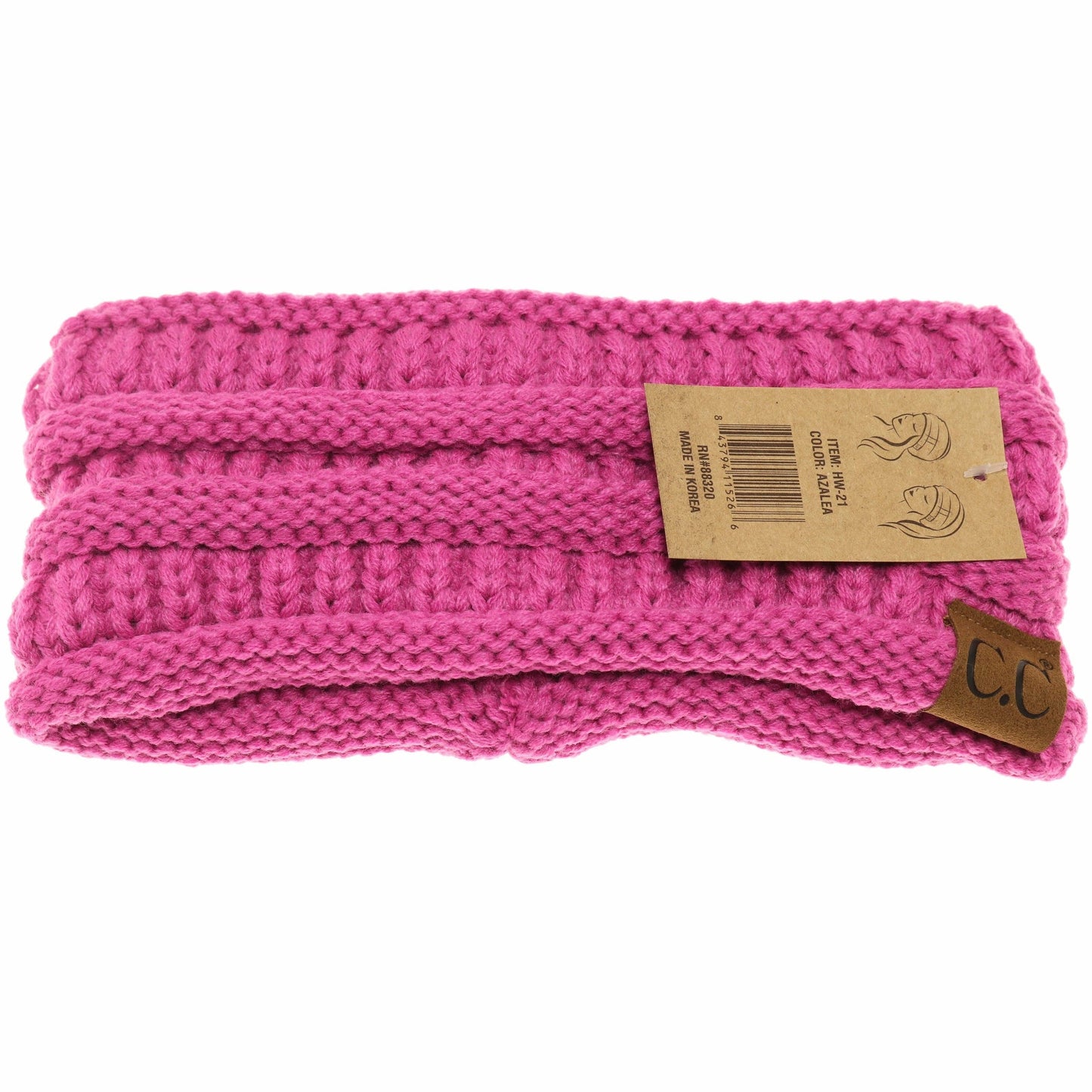 Solid Ribbed Women's Fashion Headband (Multiple colors)