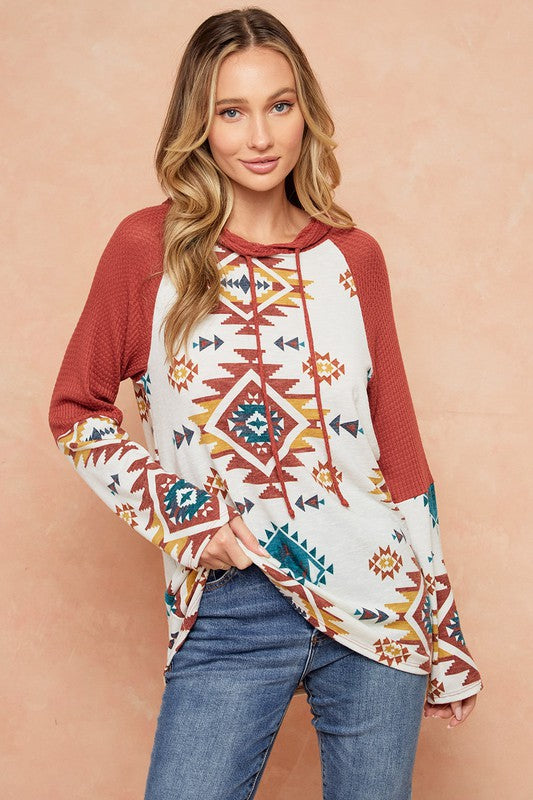 Sweet Memory Aztec Hoodie