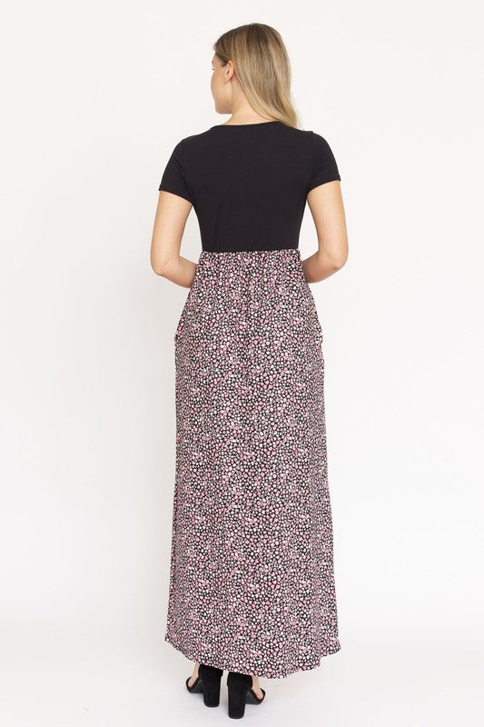 Short Sleeve Floral Maxi Dress Preorder