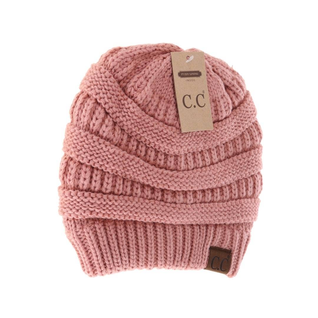 Classic Fuzzy Lined CC Beanie (Multiple Colors)
