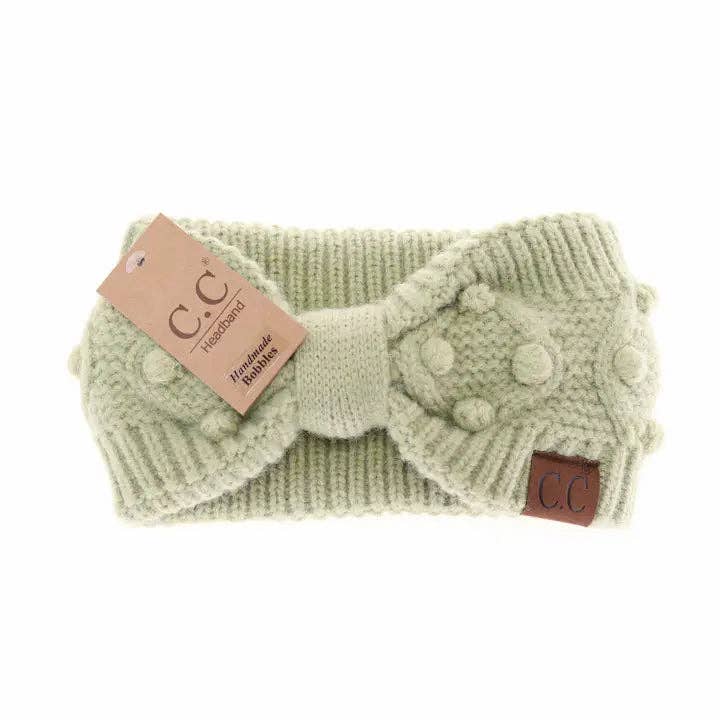Bobble Knit C.C Head Wrap (9 COLORS)