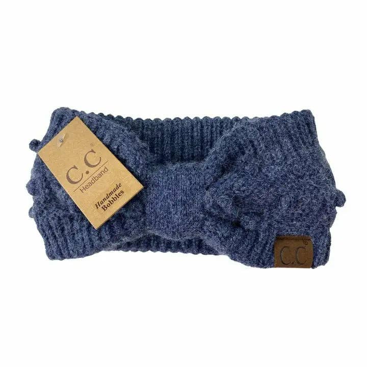 Bobble Knit C.C Head Wrap (9 COLORS)