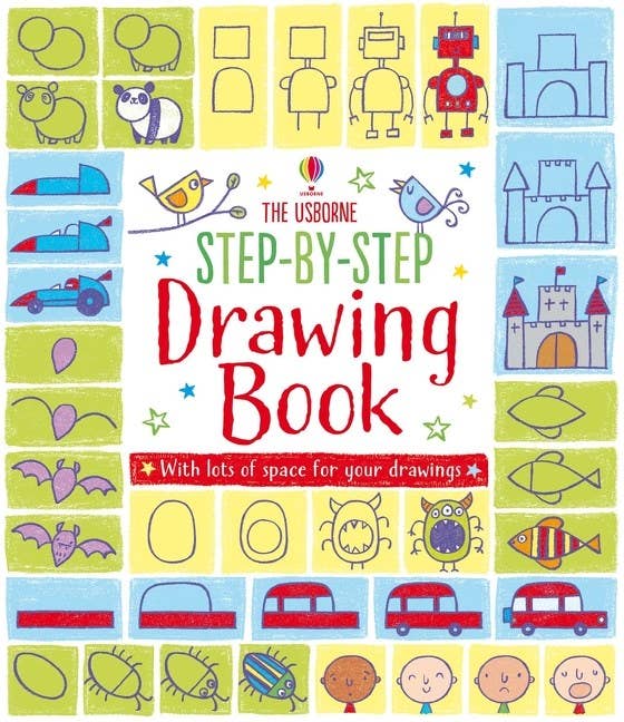 Step-By-Step Drawing Book : Usborne