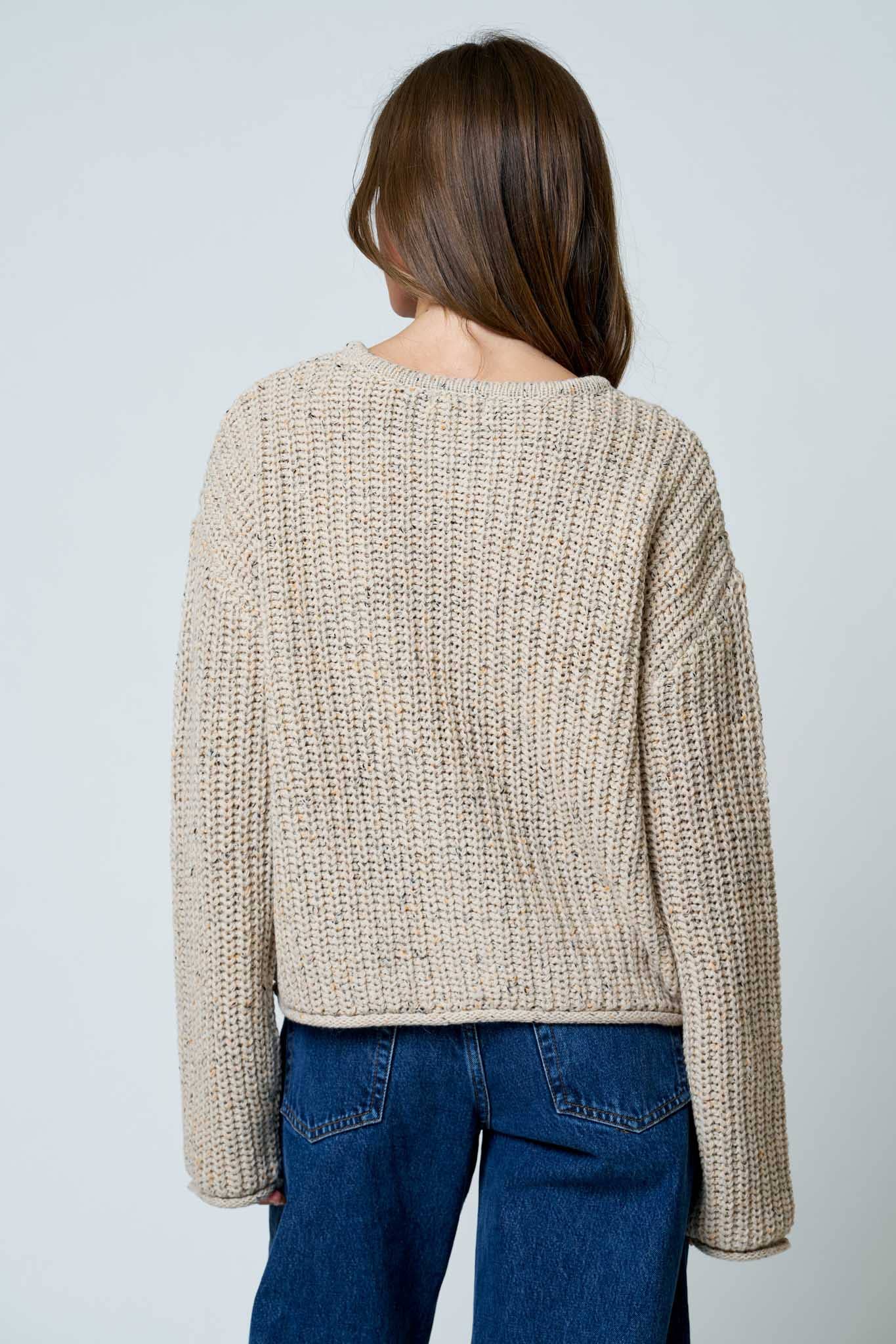 Cozy Days Marled Knit Cardigan