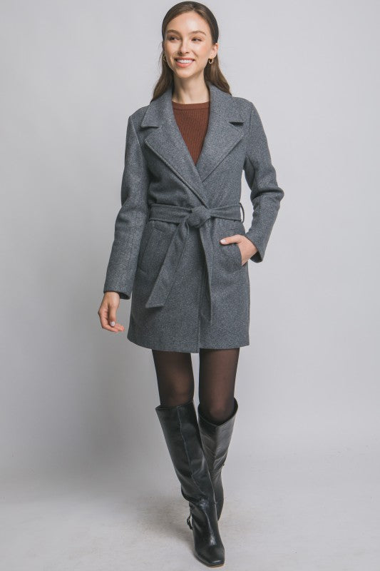 Belted Wrap Coat