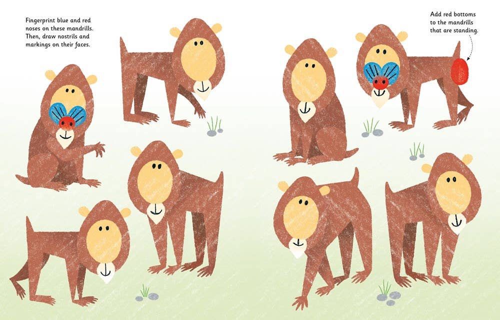 Fingerprint Activities Zoo : Usborne