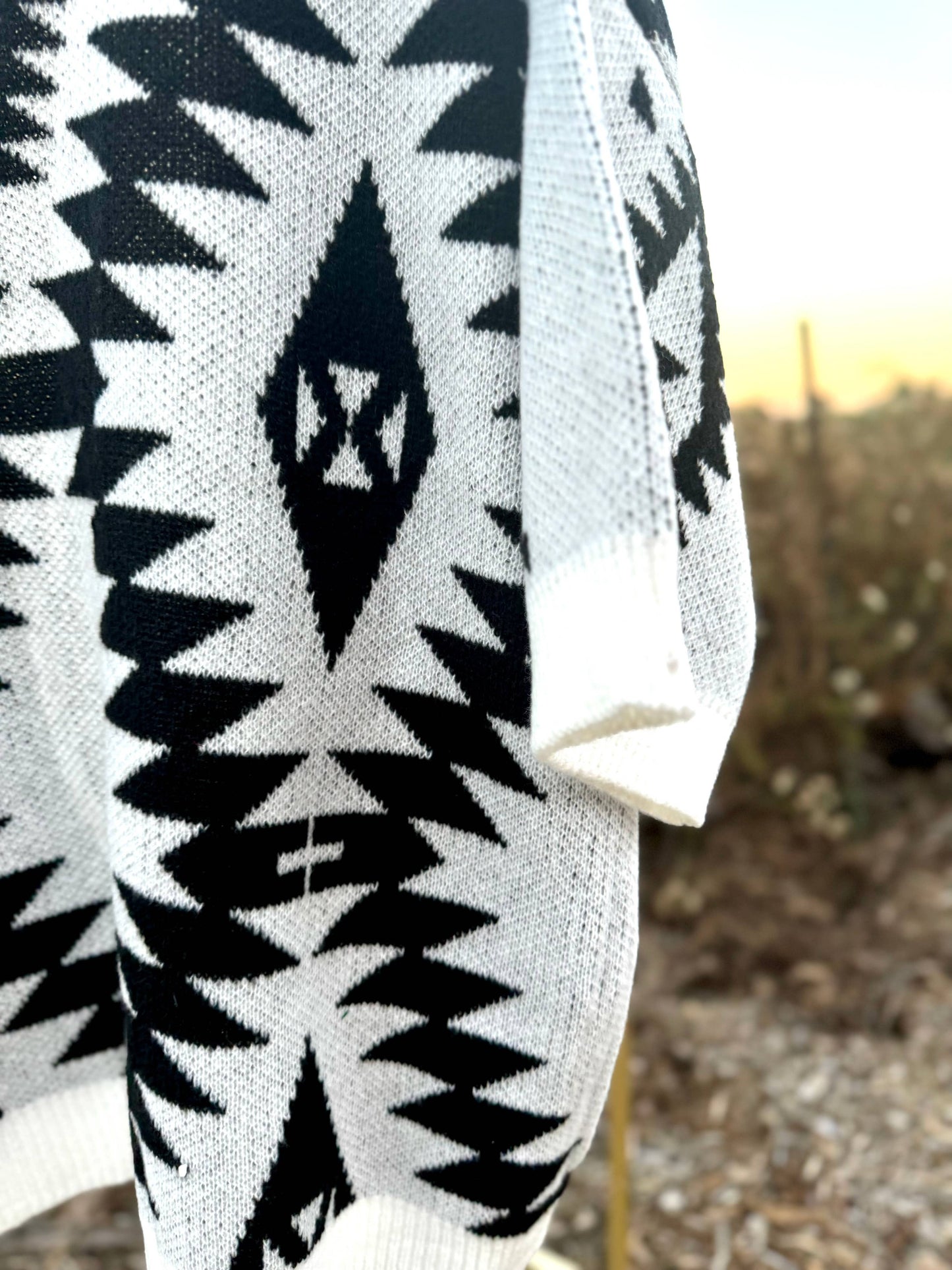 Naomi Wilde | Aztec Styled Cardigan with Large Arms