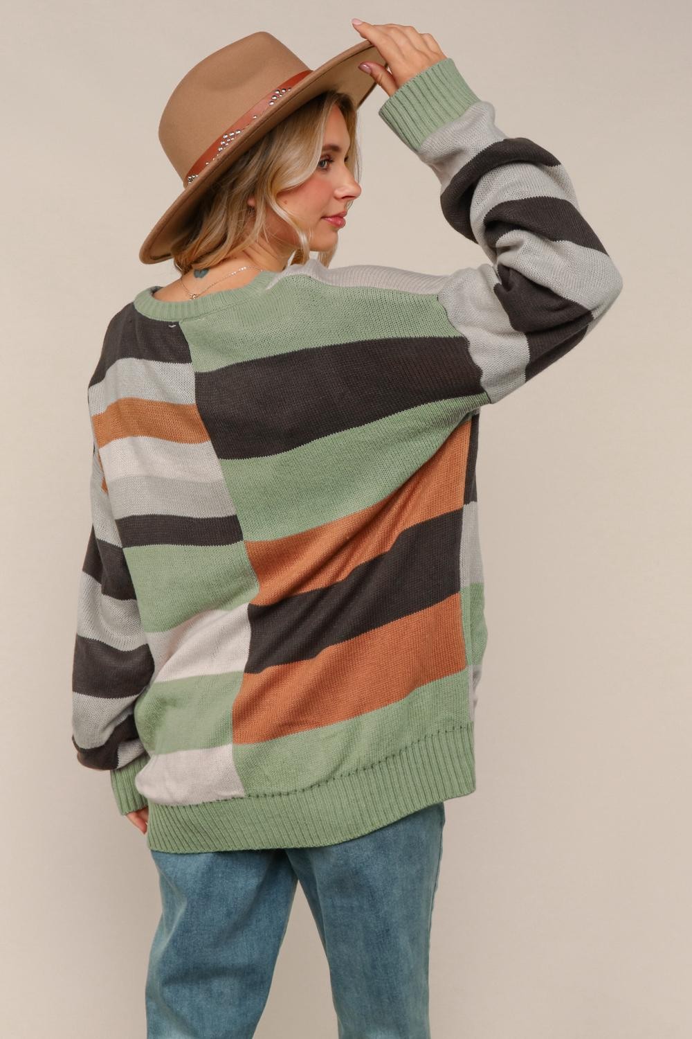Have it Your Way Striped Knit Top