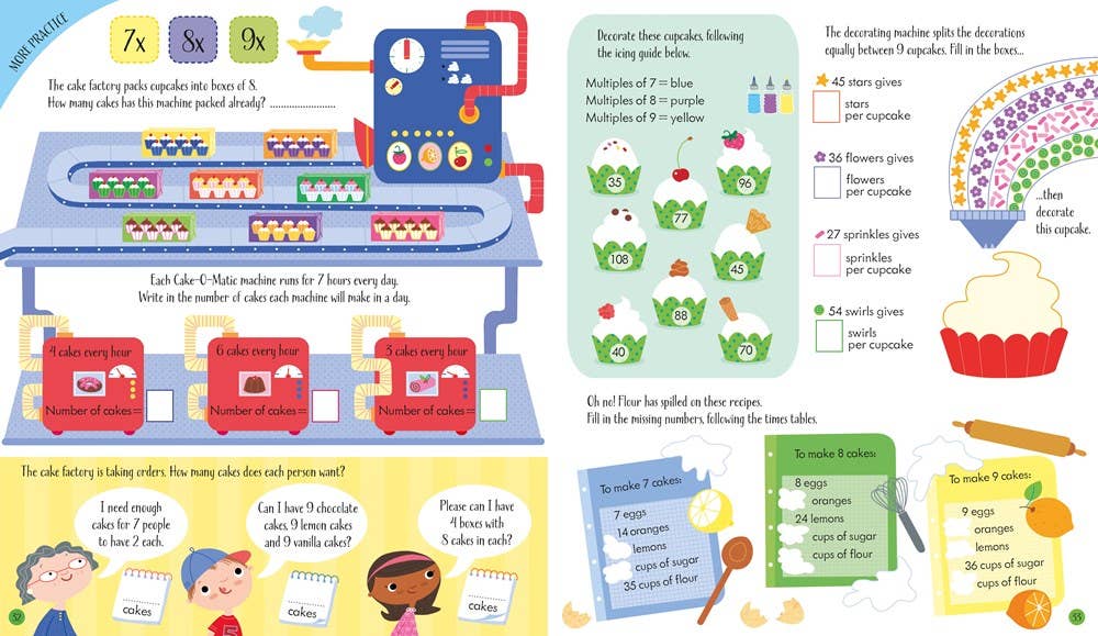 Times Tables Activity Book : Usborne