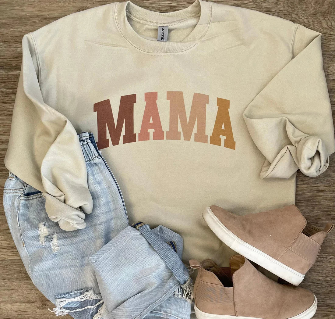 Monochrome Mama Crewneck Sweatshirt RTS