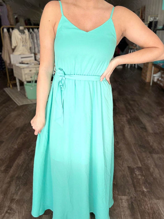 Gemma Maxi Dress, Turquoise