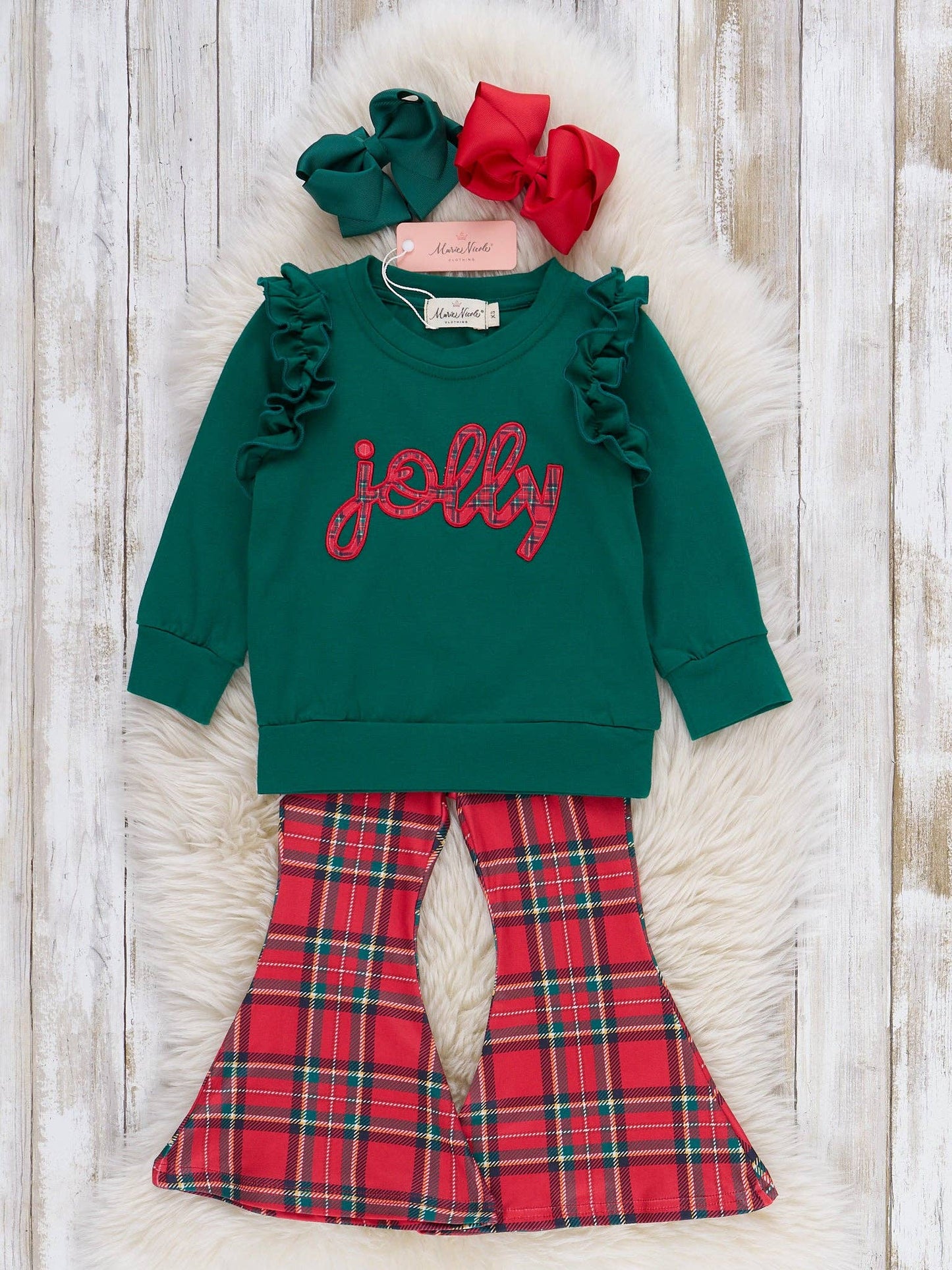Jolly Embroidered Bell Bottom Outfit