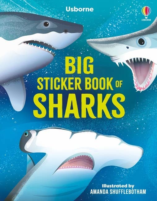 Big Sticker Book of Sharks : Usborne